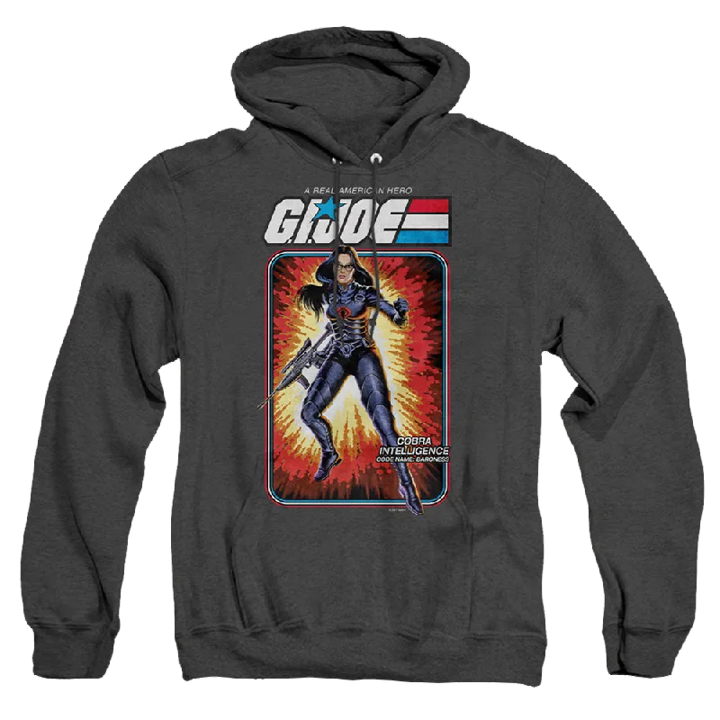 G.I. Joe Baroness Card - Heather Pullover Hoodie