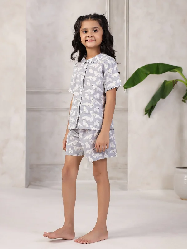 Cotton Printed Night Suit for Kids