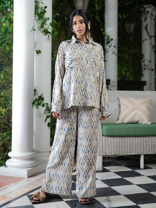 IKHAT PRINT  Cotton Co-Ord Set