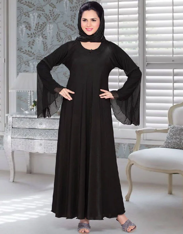 A-line Maxi Style Bell Sleeve Kaftan