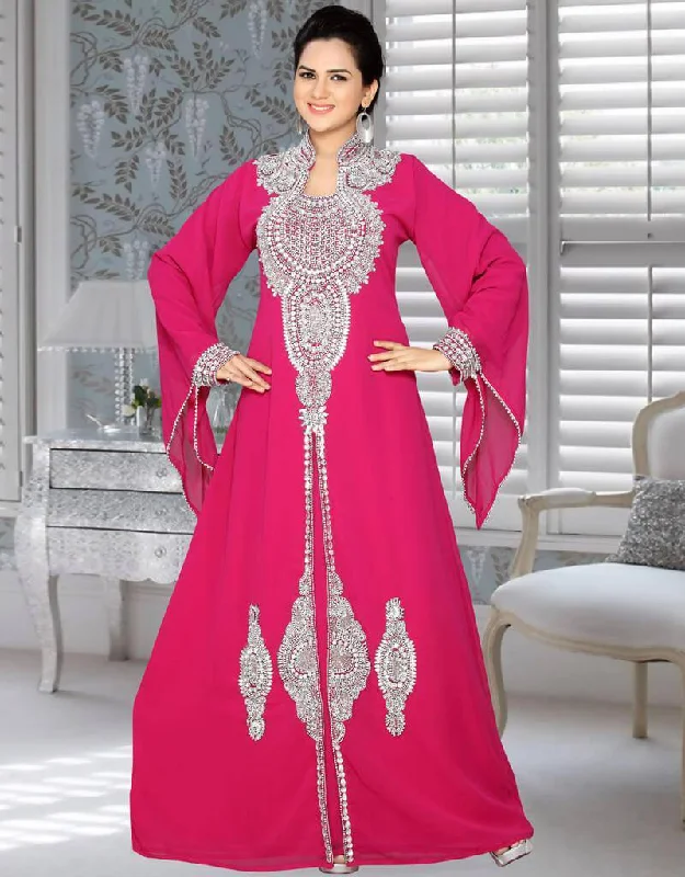 Dubai Style Party Wear Kafan With Designer Sleeve