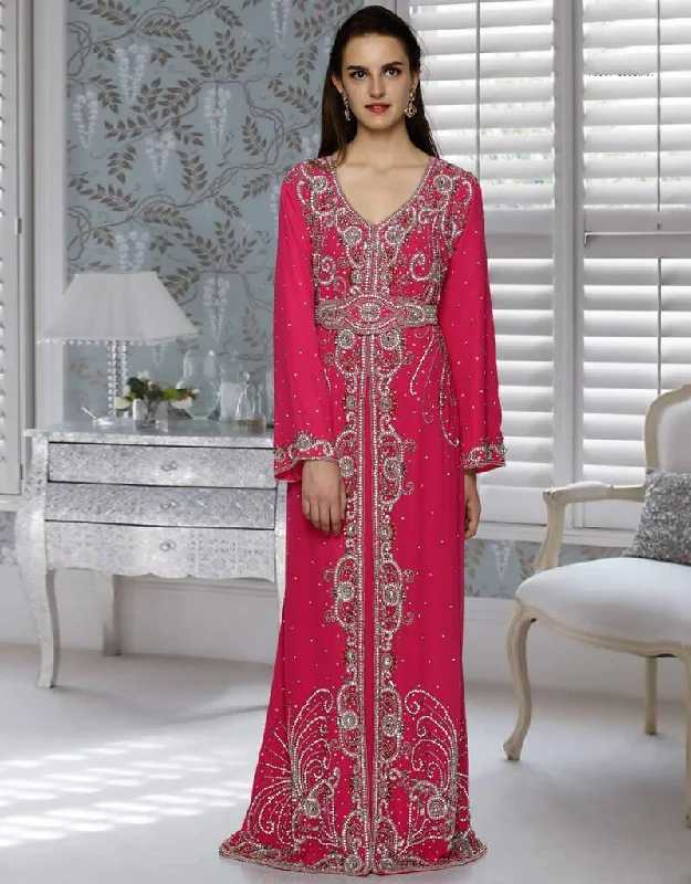 Embroidered Kaftan Dress Dapper