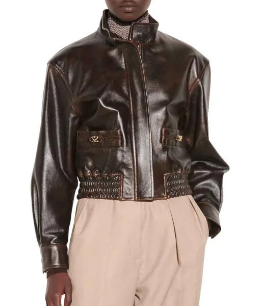 Nancy Drew Season 02 Leather Bomber Jacket