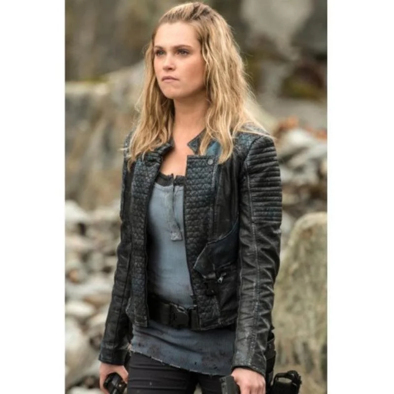 The 100 Clarke Griffin Black Jacket