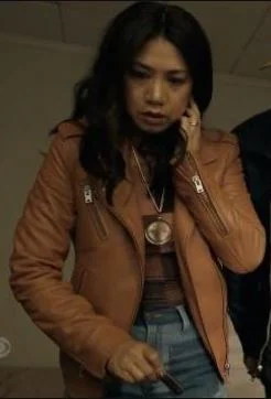 The Equalizer S02 Melody Bayani Leather Jacket