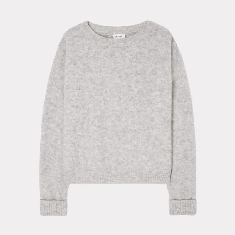 Vitow Knit Sweater (Light Grey Melange)