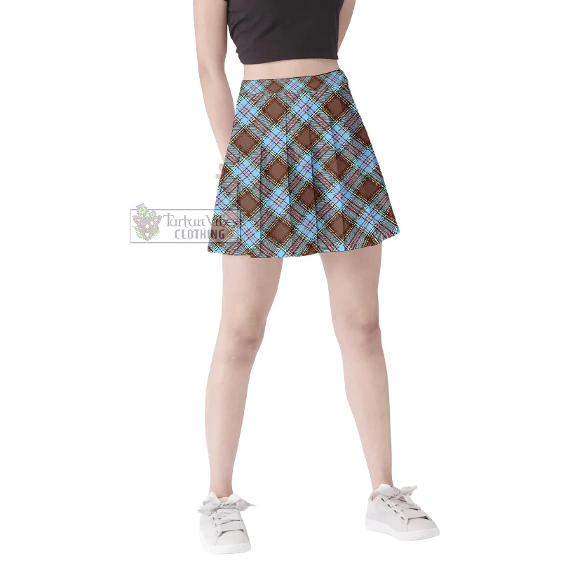 Anderson Ancient Tartan Women's Plated Mini Skirt