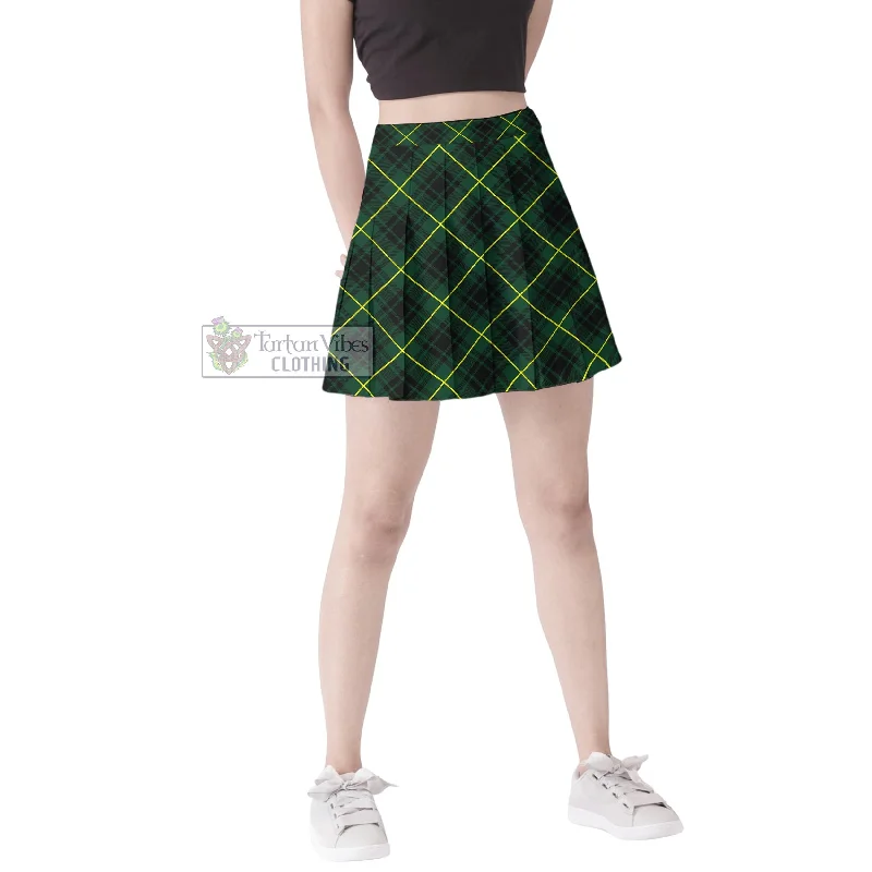 Arthur Modern Tartan Women's Plated Mini Skirt