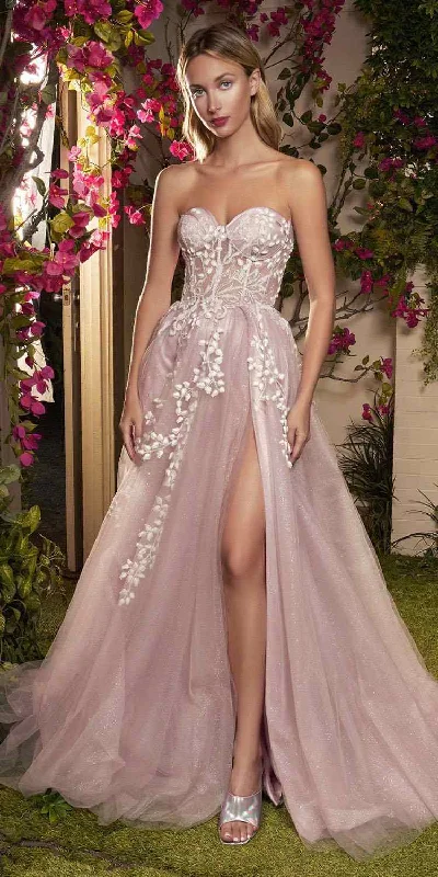 Andrea & Leo A1029 Angelonia Diamond Glitter Corset Gown