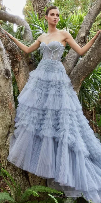 Andrea & Leo A1017 Corset Princessa Tulle Ruffle Ball Gown