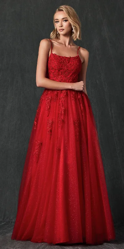 Juliet 260 Floor Length A-Line Lace/Tulle Ball Gown