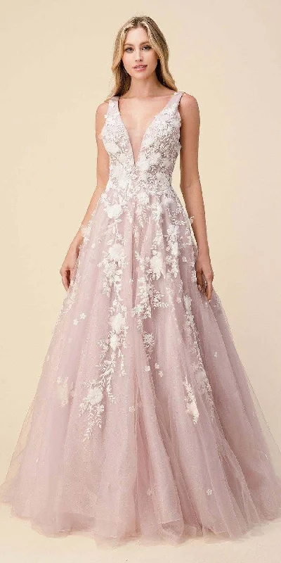 Andrea & Leo A1028 Gardenia A-Line Ball Gown