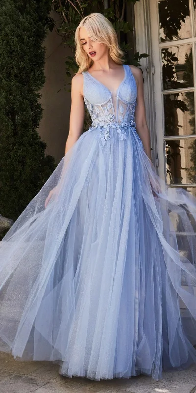 Andrea & Leo A1057 Megara Tulle A-line Gown