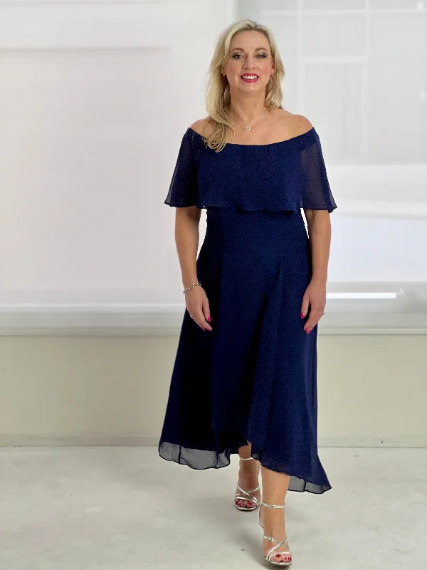 Sonya Navy Evening Dress