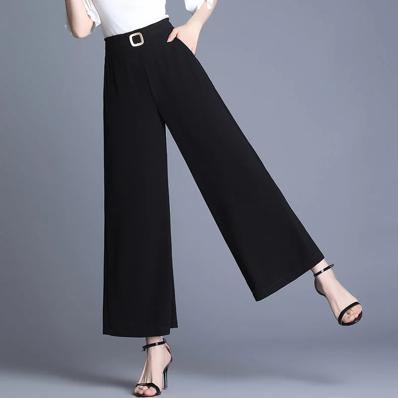 Black Ankle-Length Pants