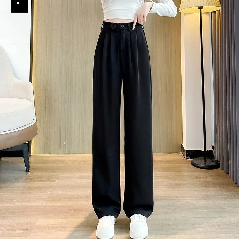 NiDELL: Women’s Elegant long Wide Leg pants for Autumn