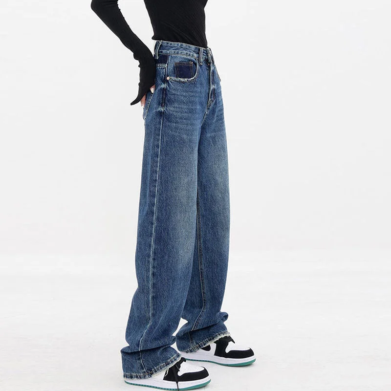 NiDELL: Glamorous Autumn Cotton Jean Long Pants For Women