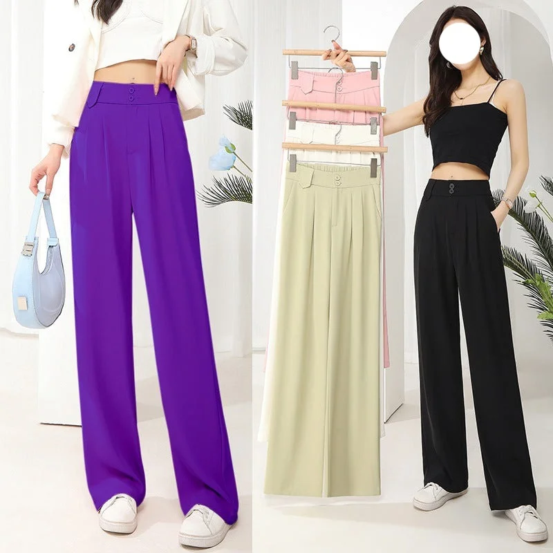 NiDELL: Women’s Elegant Long Wide Leg Pants For Summer