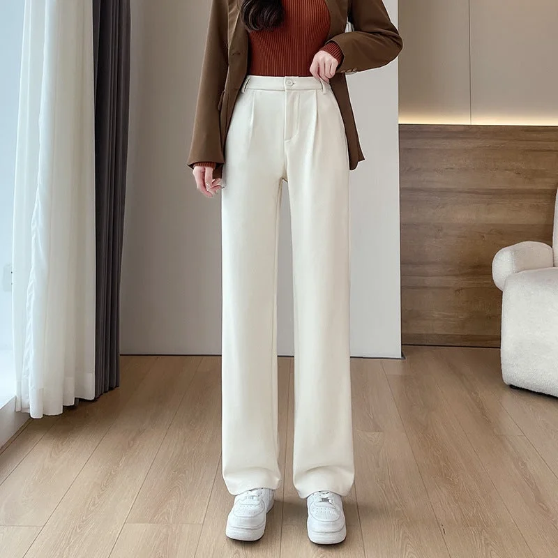 Beige trousers