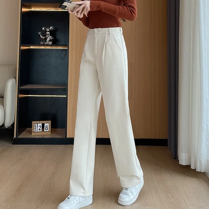 Apricot Ankle-Length Pants