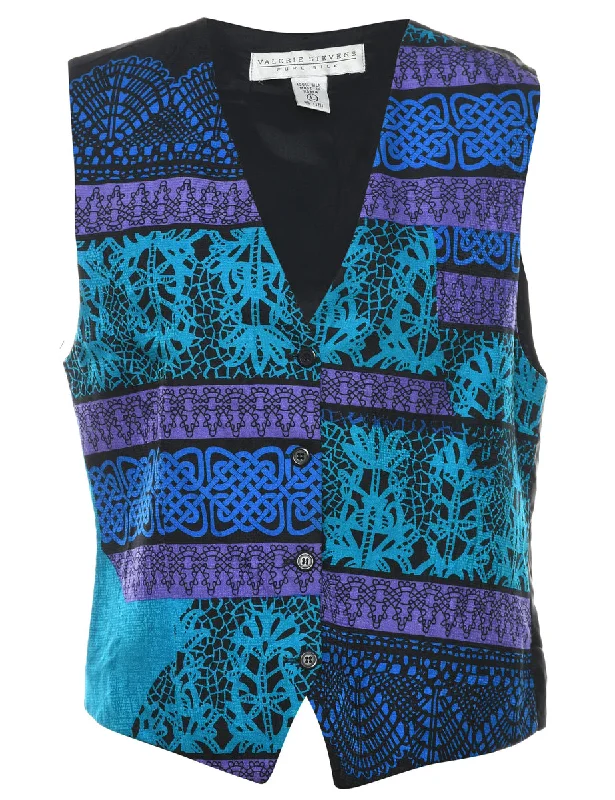 Abstract Pattern Waistcoat - L