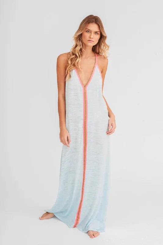 Light Blue Beach Cover Up - Inca Sundress Aqua