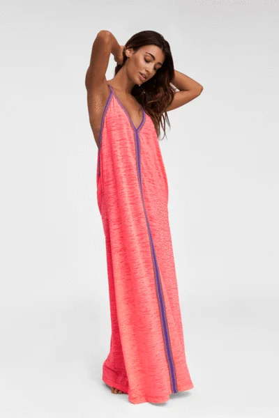 Hot Pink Casual Summer Dress - Inca Sundress Hot Pink