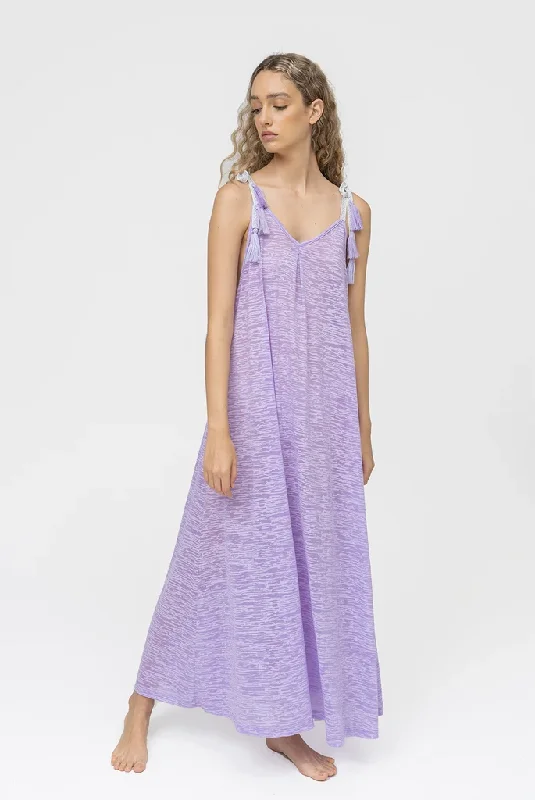 Tassel Tie Dress Lavander