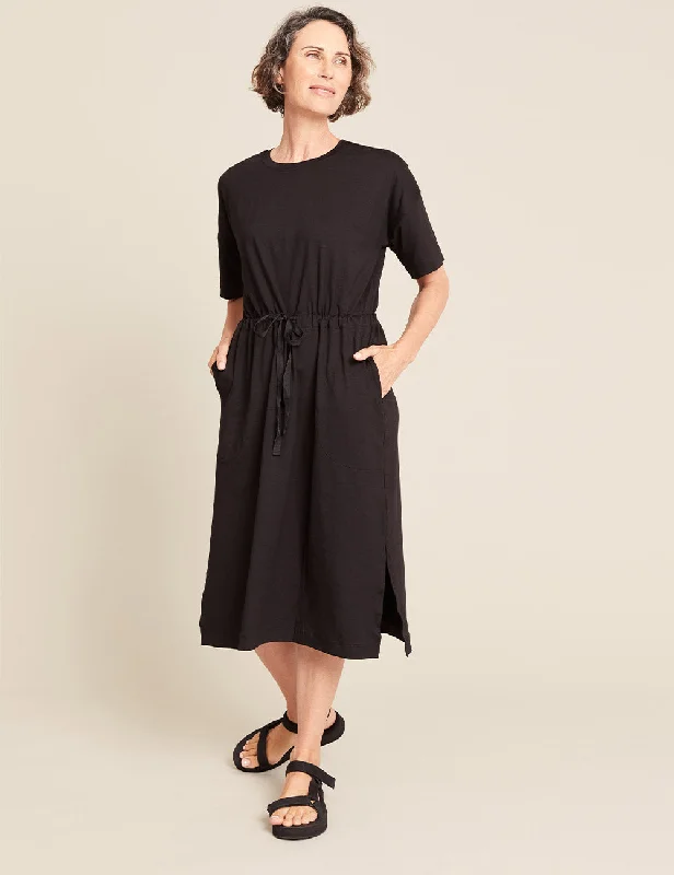 T-Shirt Tie Dress - Black