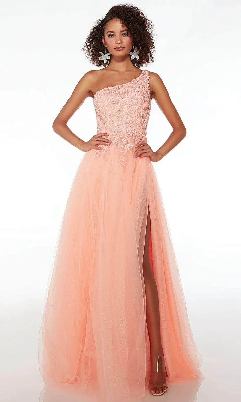 Alyce Paris 61624 - Cutout Lace-Up Back Prom Gown