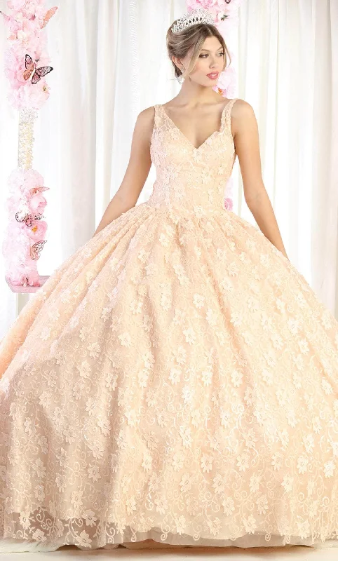 May Queen LK168 - Lace Ballgown