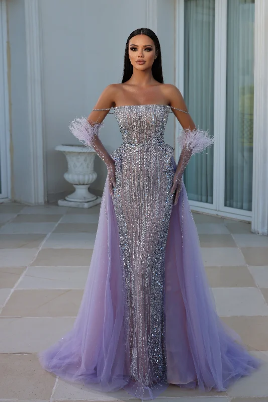 **Portia and Scarlett: Shimmering Sequined Gown for Unforgettable Occasions**