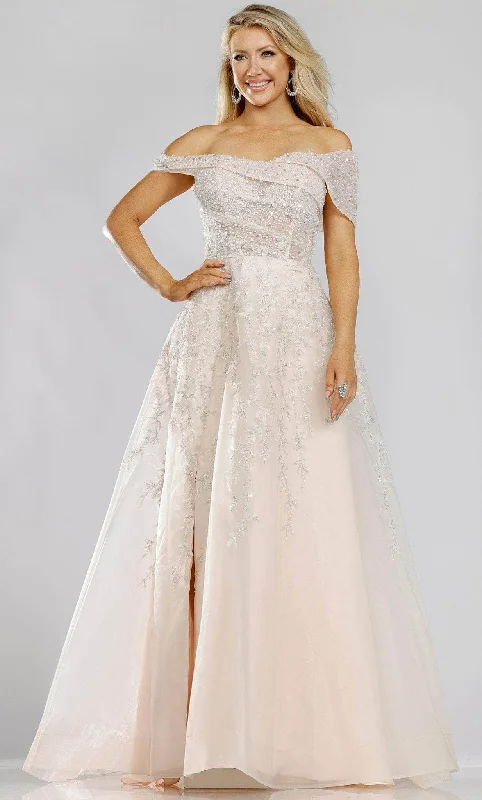 Terani Couture 231E0608 - Embroidered Lace Long Gown